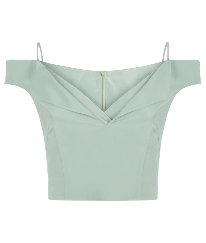 • ROME TOP PALE GREEN •