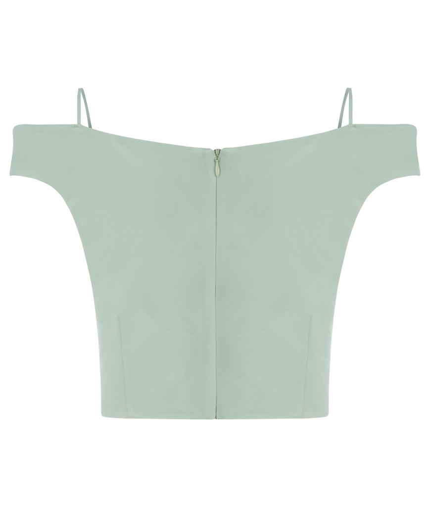 • ROME TOP PALE GREEN •