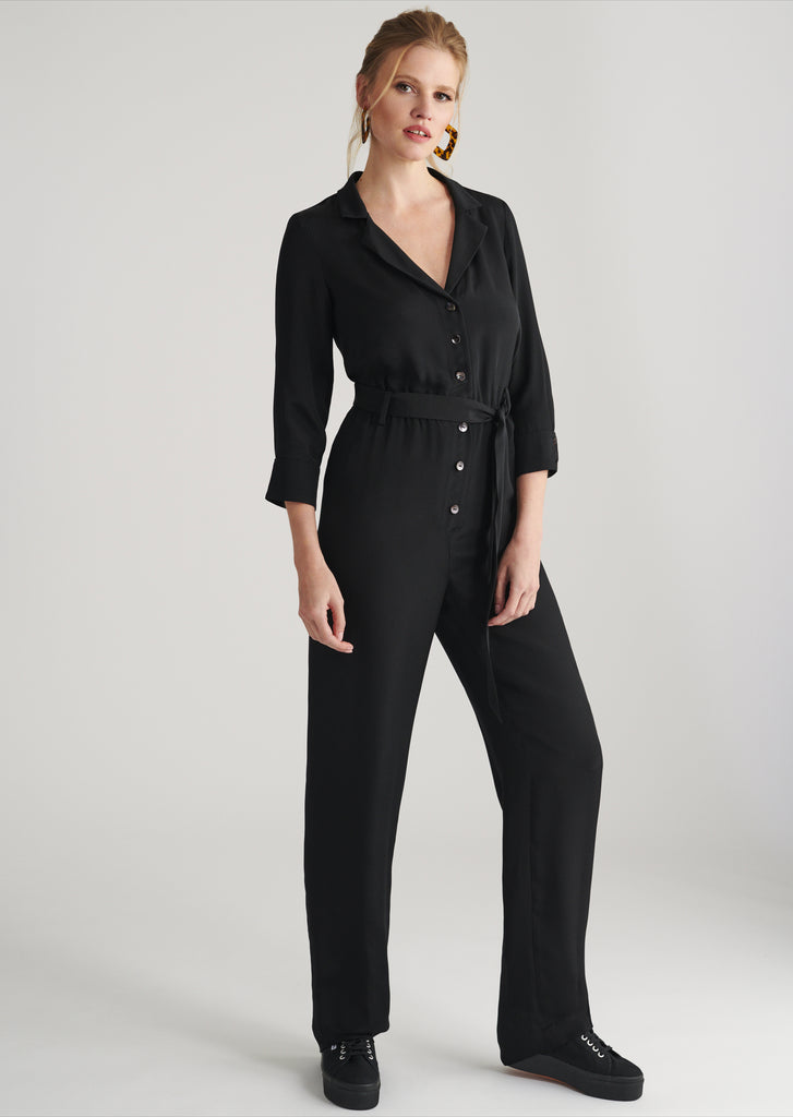 LARA JUMPSUIT BLACK Tephi