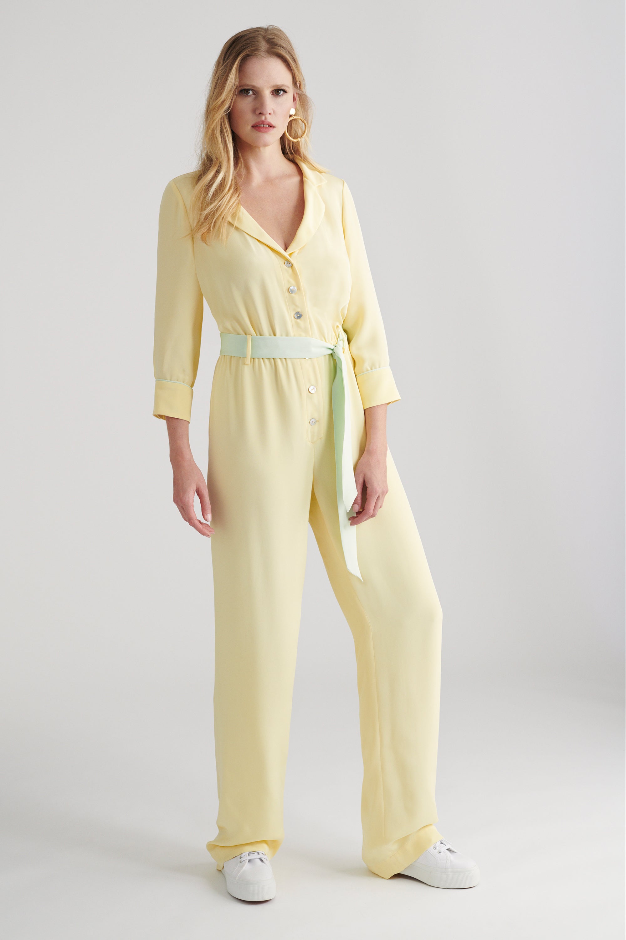 LARA JUMPSUIT YELLOW MINT